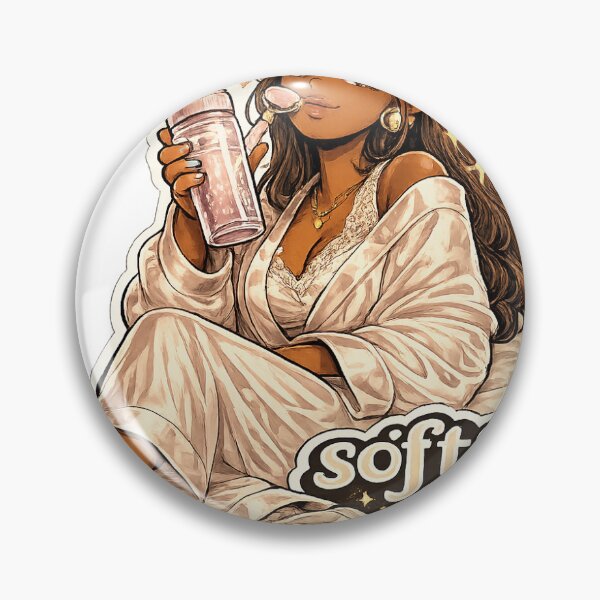 Item preview, Soft Life Era Gift - Dark Skin Girl Lifestyle designed and sold by RedRubyBubble.