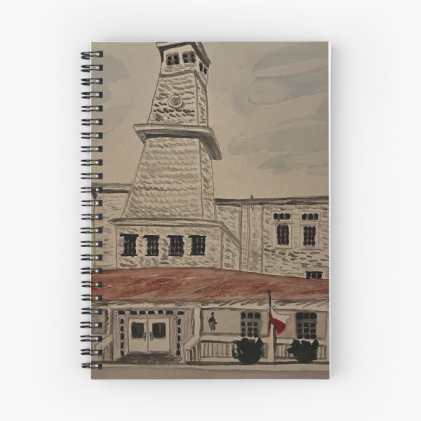 Item preview, Historic hotel in Rockport  designed and sold by BirdandaBrush.