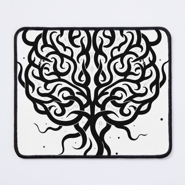 Item preview, Symmetric Brain Neural Connections Tattoo Flash Design designed and sold by Qubivibe.