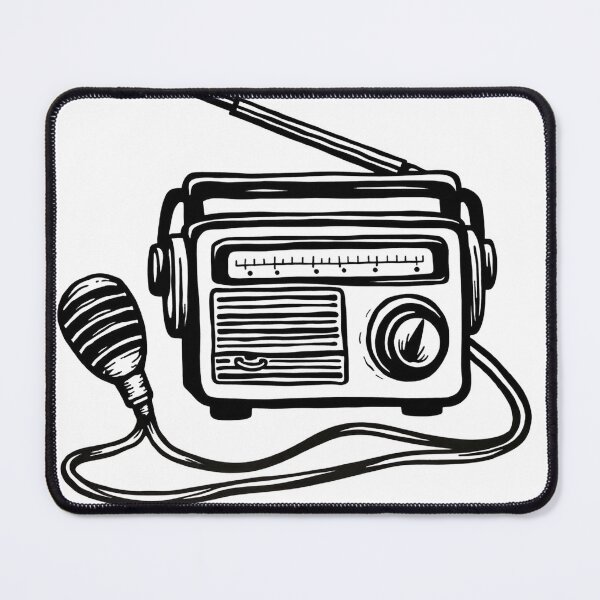 Item preview, Vintage Radio Transceiver Tattoo Flash designed and sold by Qubivibe.
