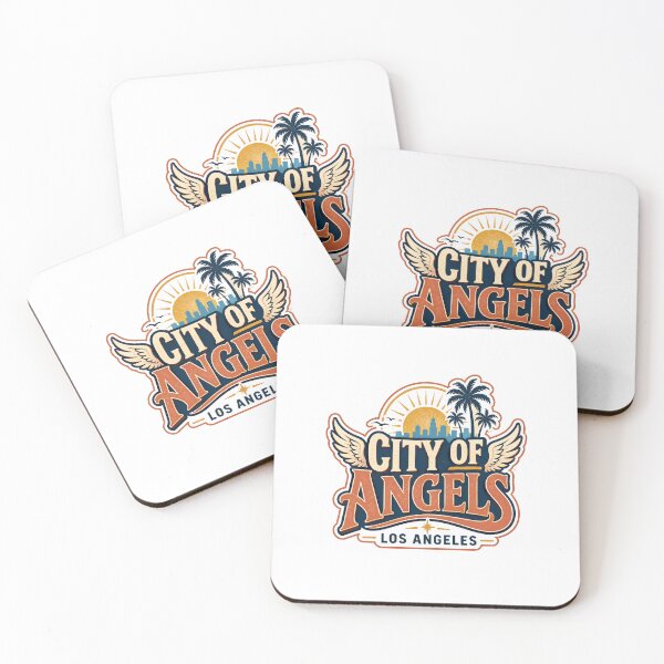 Item preview, City Of Angels Gift - Los Angeles designed and sold by RedRubyBubble.