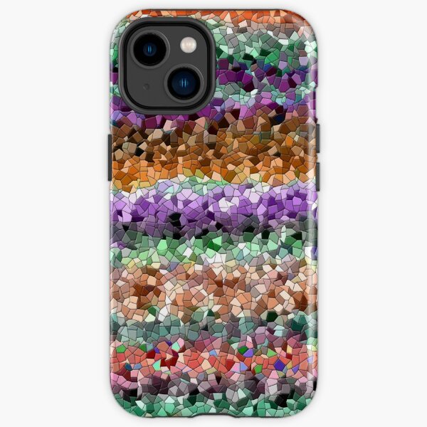 Mosaic Layered Tile Abstract iPhone Tough Case