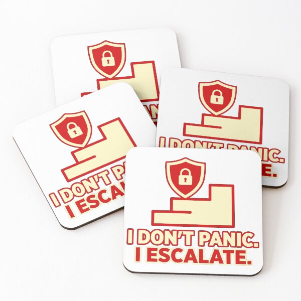 Item preview, I Don’t Panic I Escalate Shirt, Incident Responder Gift, Cybersecurity Humor designed and sold by cybertreat.