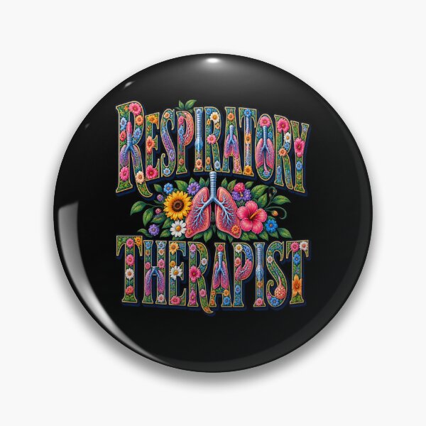 Item preview, Respiratory Therapist Floral Lungs Botanical Medical Design designed and sold by ClinicalHubs.