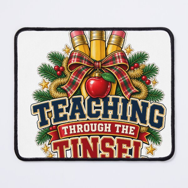 Item preview, Teaching Through the Tinsel - Teacher Christmas designed and sold by lubushop1.