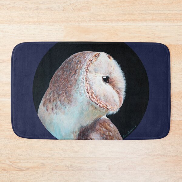 Item preview, Barn Owl - Soft But Fierce - realistic owl art designed and sold by Nadya Neklioudova.