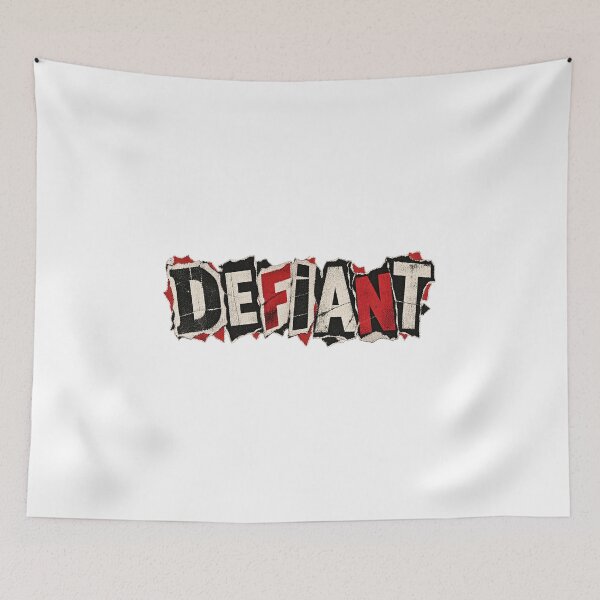 Item preview, Defiant Distressed Streetwear Text designed and sold by Inkworksbyshery.