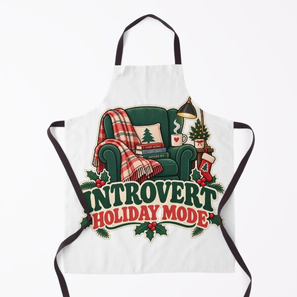 Item preview, Introvert Holiday Mode - Cozy Christmas Chair designed and sold by lubushop1.
