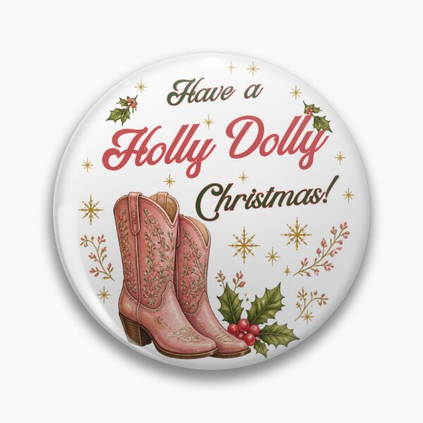 Item preview, Have a Holly Dolly Christmas  designed and sold by PlumNearly.