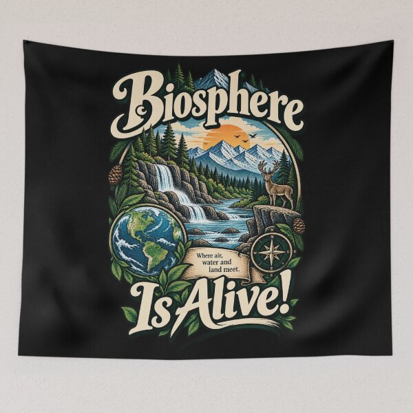Item preview, Biosphere Earth Nature Where Air Water Land Meet designed and sold by choudane.