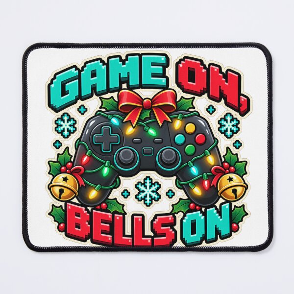 Item preview, Game On Bells On - Christmas Gamer Controller designed and sold by lubushop1.