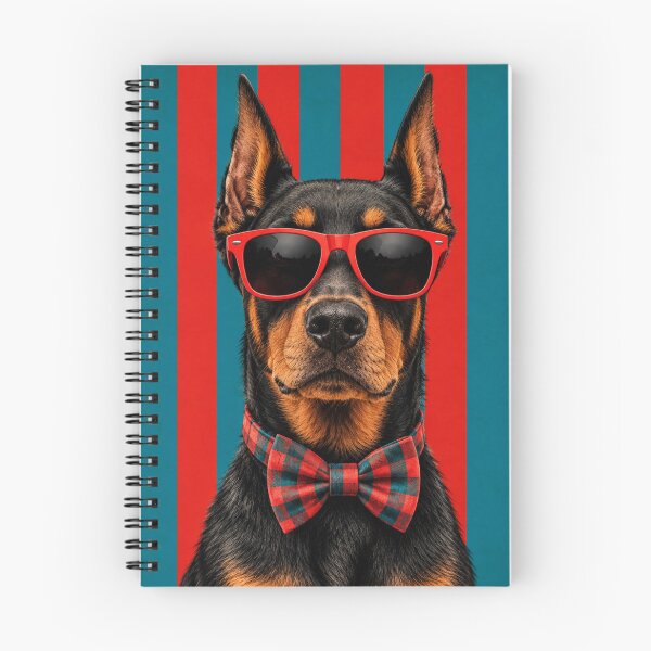 Item preview, Cool Doberman in Red Sunglasses designed and sold by AnyGil.