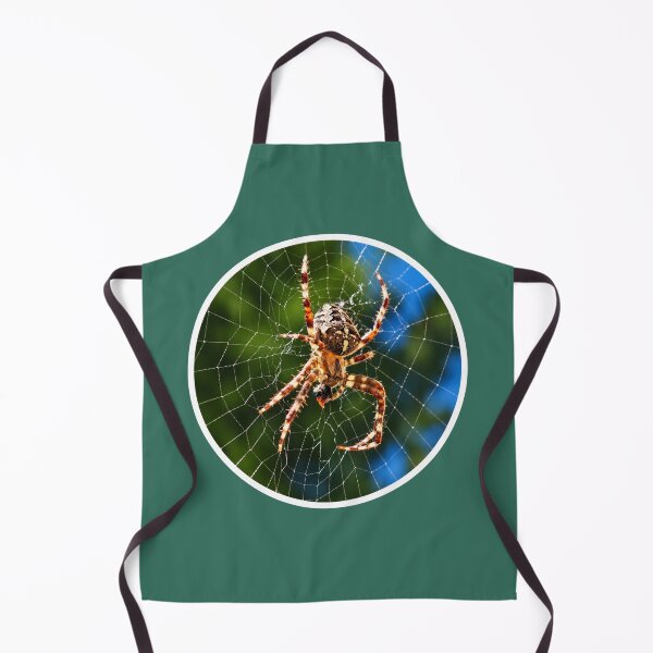 Item preview, Orb Weaver Spider on Web – Macro Nature Photography designed and sold by GusiaTreasures.