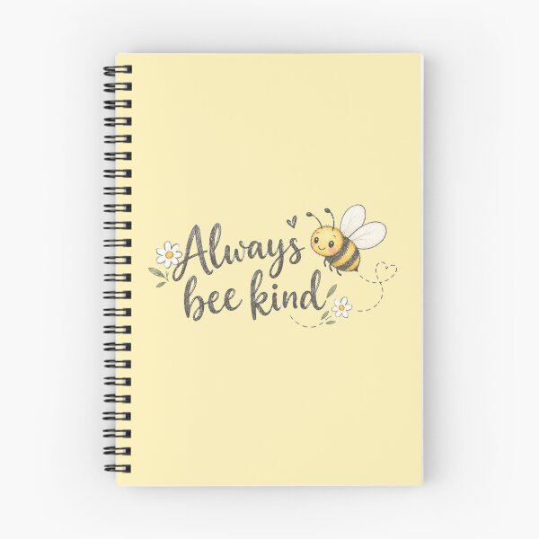 Item preview, Always Bee Kind – Cute Bee Pencil Sketch Handwritten Quote designed and sold by Lyannaadesign.