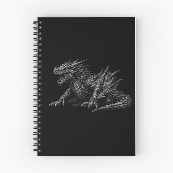 Item preview, Realistic Black Dragon – Dark Fantasy Dragon Art designed and sold by Classic Chaos Creations.