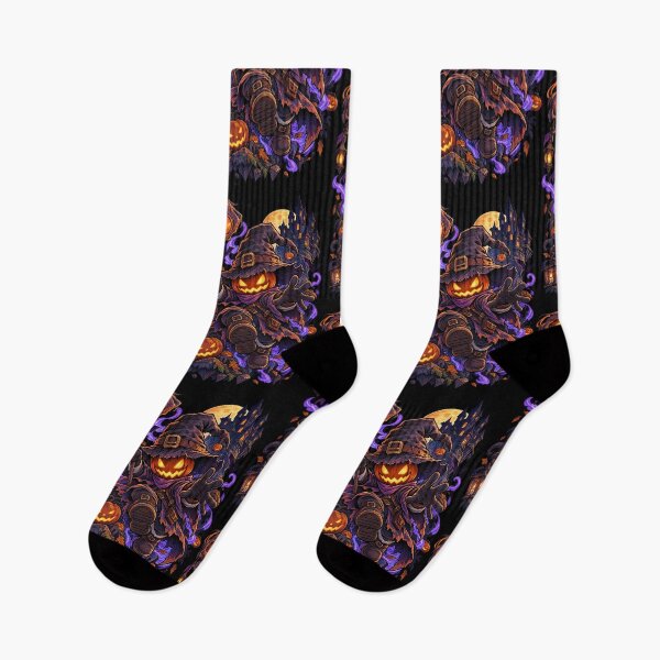 Item preview, Halloween Pumpkin Scarecrow - Spooky Gothic Night designed and sold by Rosteri.