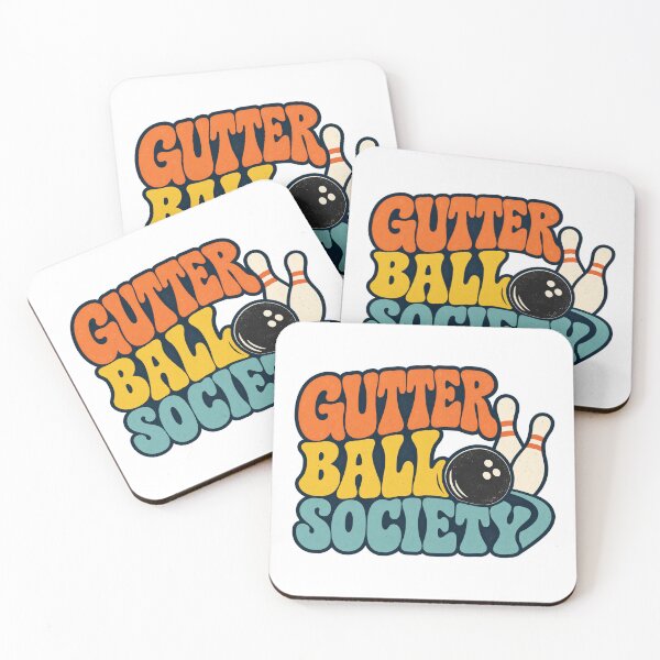 Item preview, Gutter Ball Society – Funny Retro Bowling Club Design designed and sold by EastEndTownie.