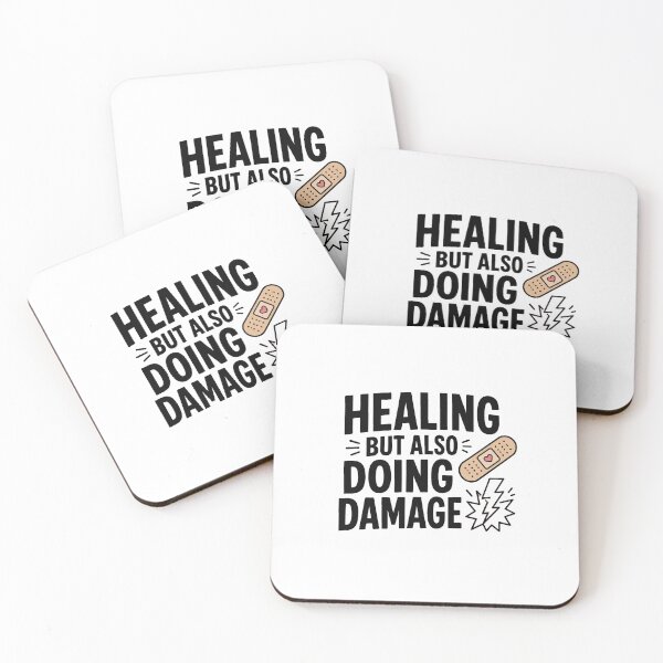 Item preview, Funny Gift - Healing But Also Doing Damage designed and sold by RedRubyBubble.