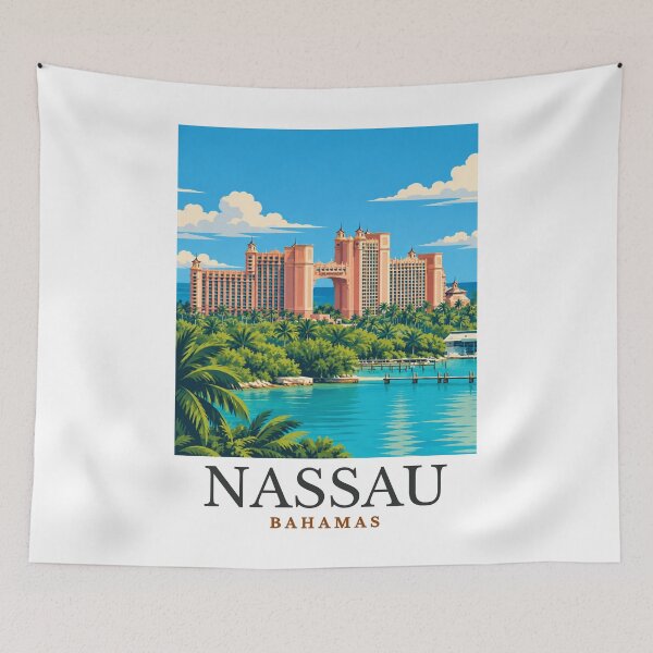 Item preview, Nassau - Bahamas designed and sold by GoodOldVintage.