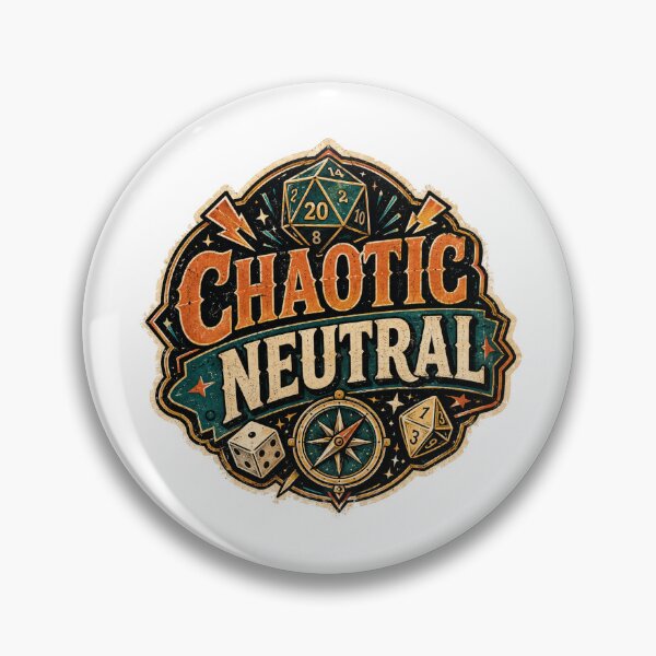 Item preview, Chaotic Neutral Gift - Cat designed and sold by RedRubyBubble.