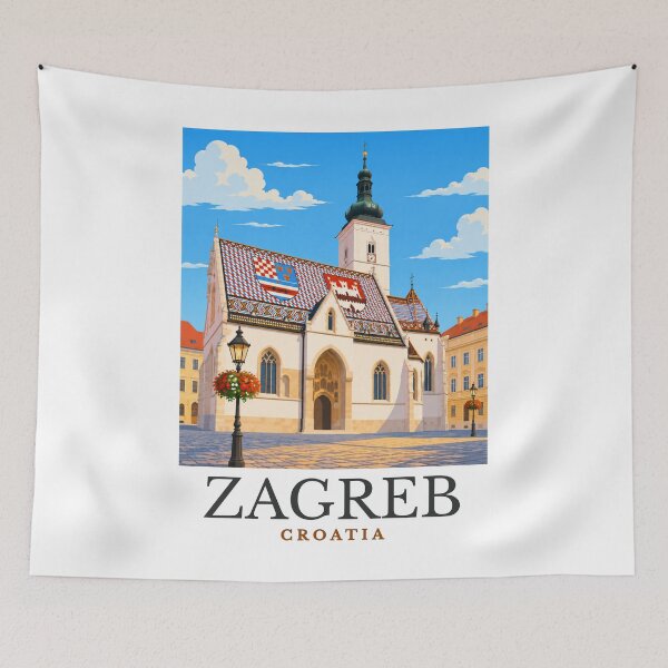 Item preview, Zagreb - Croatia designed and sold by GoodOldVintage.