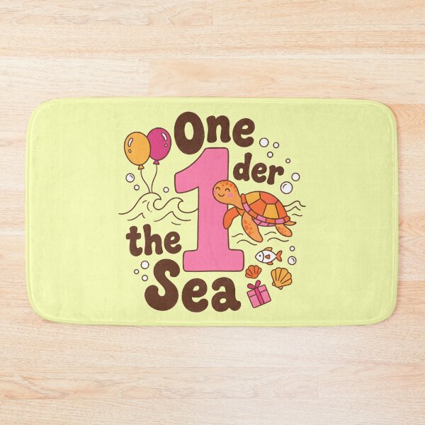Item preview, One der the Sea Turtle 1st Birthday – Cute Ocean Birthday Design designed and sold by Sea Gem.