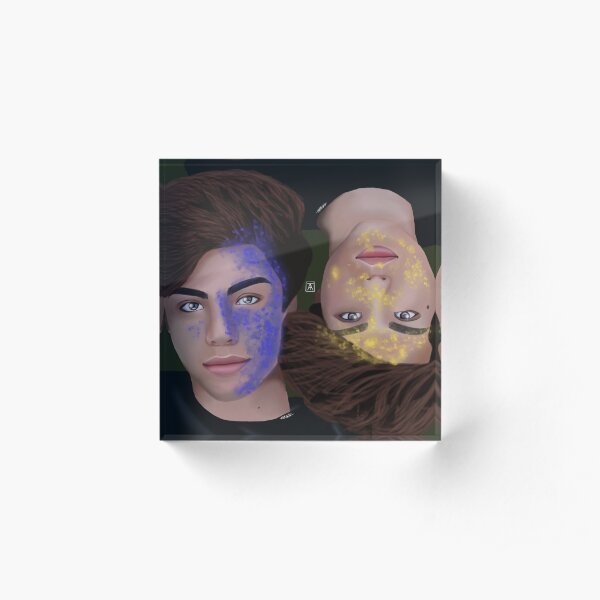 &ldquo;Stokes Twins " Acrylic Block by fayetheartist | Redbubble