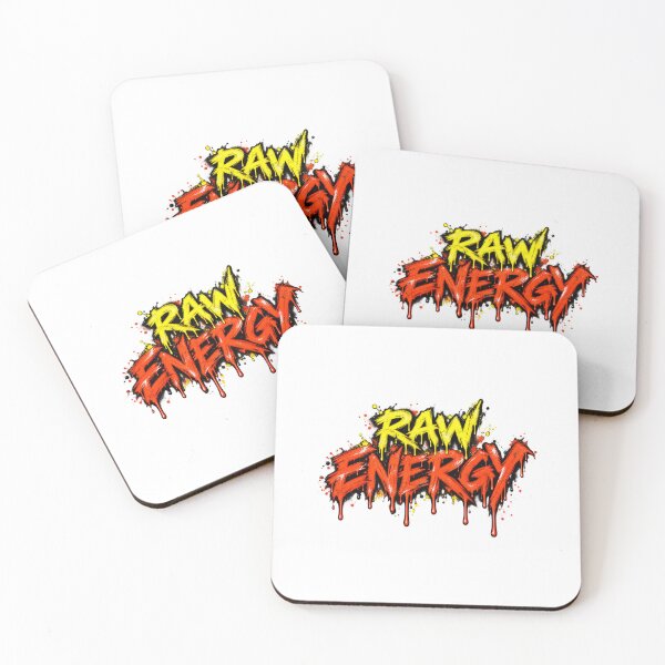 Item preview, Raw Energy Distressed Streetwear Text designed and sold by Inkworksbyshery.