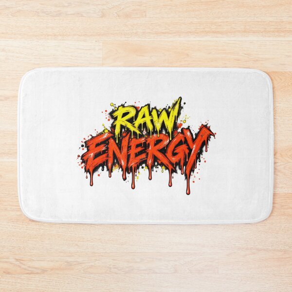 Item preview, Raw Energy Distressed Streetwear Text designed and sold by Inkworksbyshery.