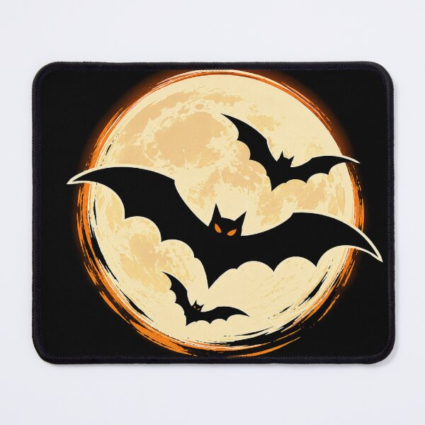 Item preview, Full Moon Bats – Spooky Halloween Bat Silhouette Art designed and sold by Stinky Lincy's Apparel Company.
