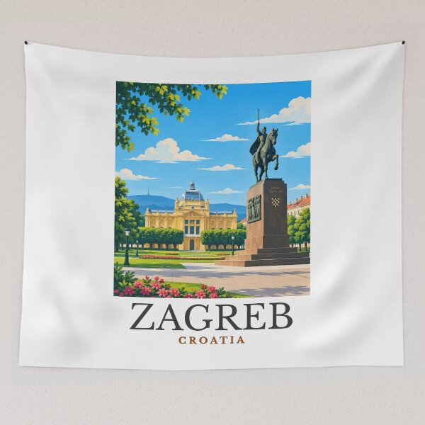 Item preview, Zagreb - Croatia designed and sold by GoodOldVintage.