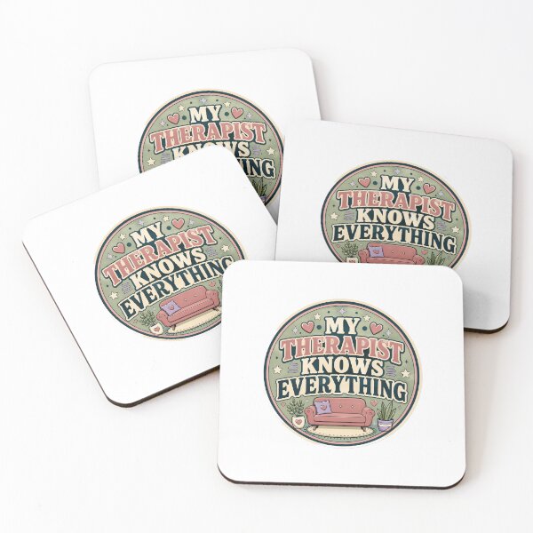 Item preview, My Therapist Knows Everything Gift - Mental Health designed and sold by RedRubyBubble.