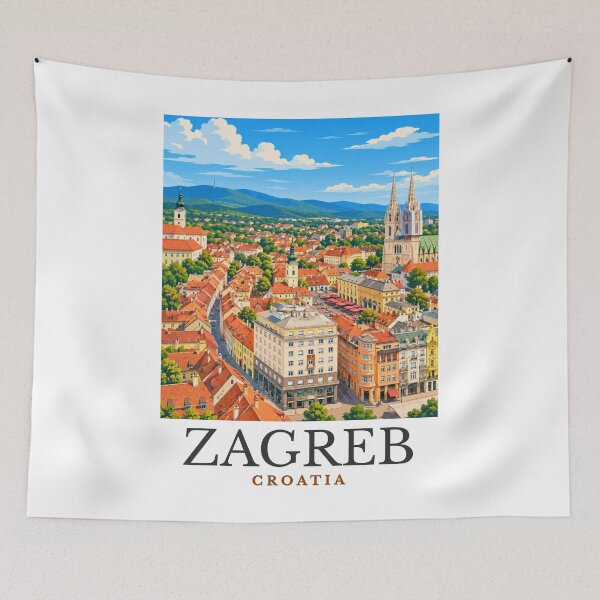 Item preview, Zagreb - Croatia designed and sold by GoodOldVintage.