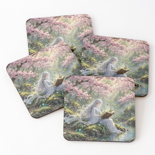 Item preview, Cozy Illustration of a Goddess Reading Life into Existence designed and sold by Fanta-sticky.