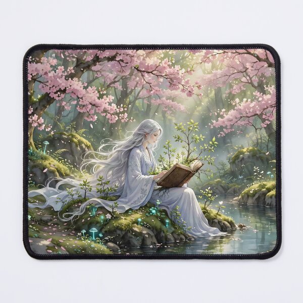 Item preview, Cozy Illustration of a Goddess Reading Life into Existence designed and sold by Fanta-sticky.