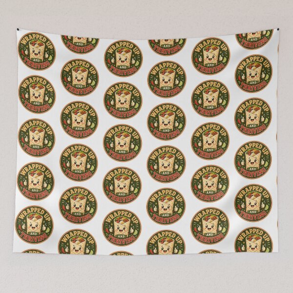 Item preview, Cozy Gift - Wrapped Up and Thriving designed and sold by RedRubyBubble.