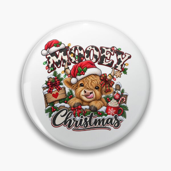 Item preview, Mooey Christmas holiday animal designed and sold by Uniquememorable.