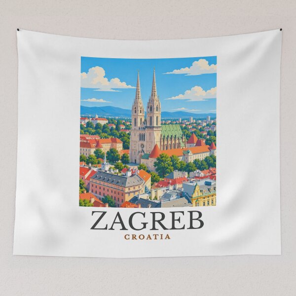 Item preview, Zagreb - Croatia designed and sold by GoodOldVintage.