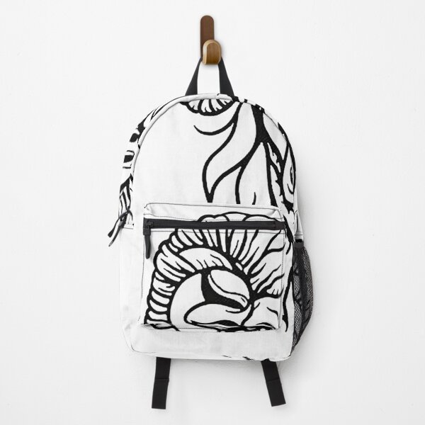 Item preview, Bold Black Ink Ram Head Tattoo Flash Design designed and sold by Qubivibe.