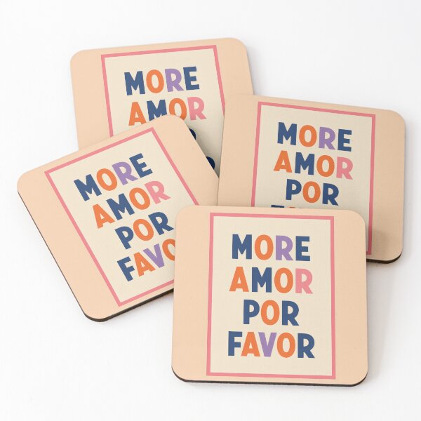 Item preview, More Love Please Retro Colorful Typography Art designed and sold by VictorinoArt.