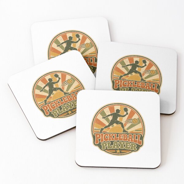 Item preview, Pickleball Gift - Retro Player designed and sold by RedRubyBubble.
