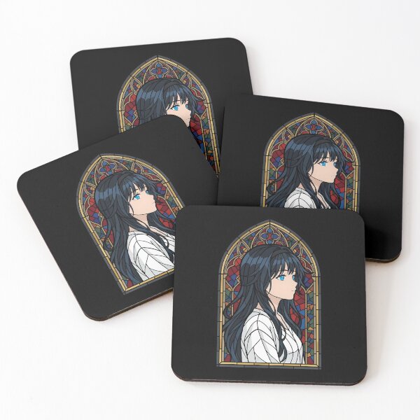 Item preview, Kaoruko Waguri Fragrant Flower Blooms Dignity Gentle Stained Glass designed and sold by mildaclairmo.