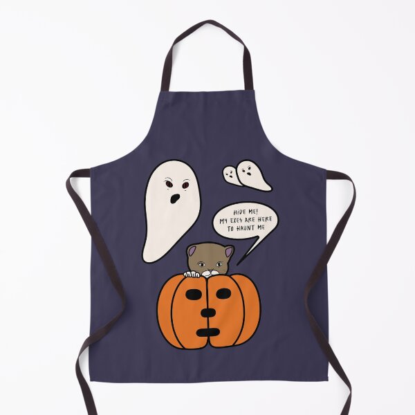Item preview, Haunted Kitten Illustration - Ghosts of Exes designed and sold by OG-Graphics.