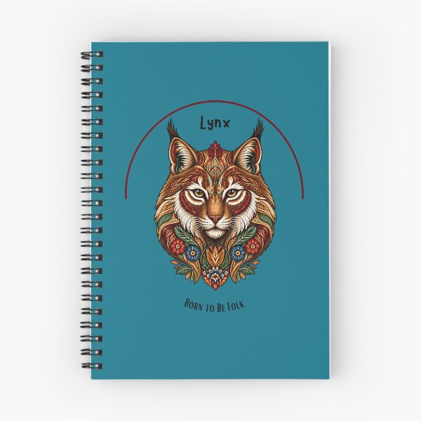 Item preview, Lynx: Born to Be Folk Lynx by PanaluPrint, Polish ornaments designed and sold by PanaluPrint .