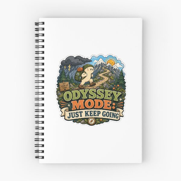 Item preview, Odyssey Mode Gift - Just Keep Going designed and sold by RedRubyBubble.