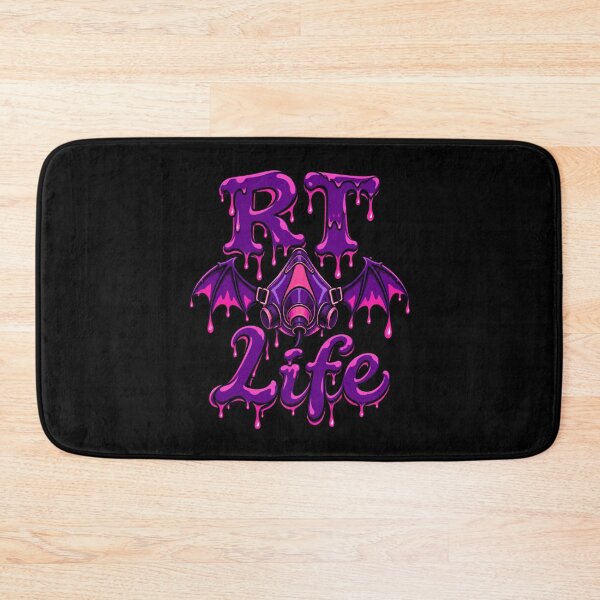 Item preview, RT Life Respiratory Therapist Halloween Bat Respirator Purple Design designed and sold by ClinicalHubs.