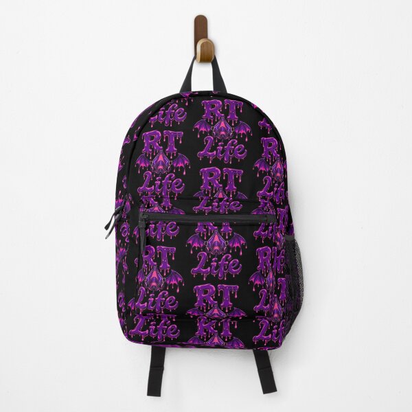 Item preview, RT Life Respiratory Therapist Halloween Bat Respirator Purple Design designed and sold by ClinicalHubs.