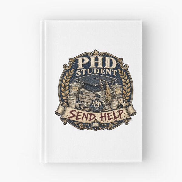 Item preview, Graduate School Gift - PhD Student Send Help designed and sold by RedRubyBubble.