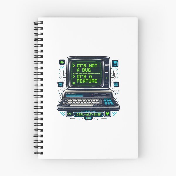 Item preview, Programming Gift - Not a Bug It's a Feature designed and sold by RedRubyBubble.