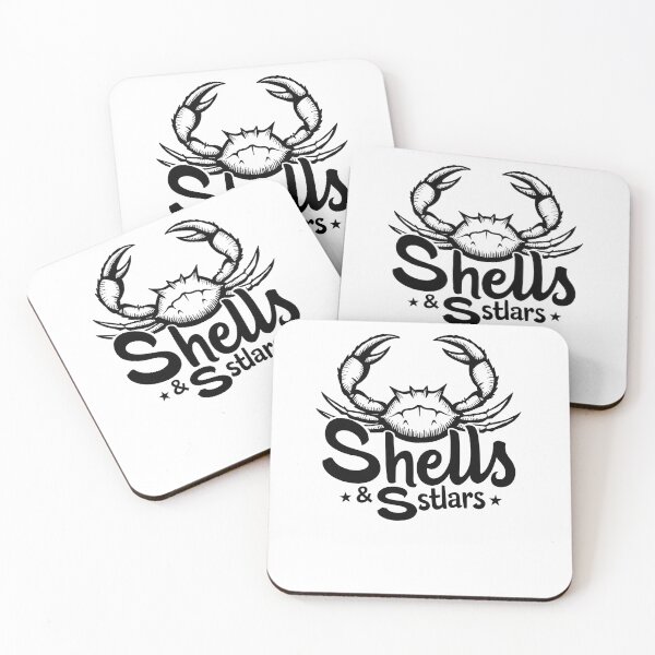 Item preview, Bold Crab Tattoo Flash | Shells & Stars ♋ designed and sold by Qubivibe.